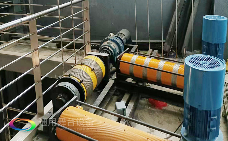 通用舞臺承接佛山電視臺演播廳機械舞臺吊桿項目